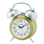 [Powermatic] Seiko Alarm Clock Gold Plastic Crawling Second QHK051 QHK051G