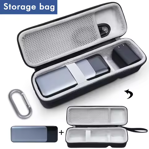 Carrying Case EVA Waterproof Travel Carry Bag Anti-scratch Portable Storage Bag for Anker 737 Power 