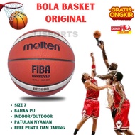 MOLTEN BG3800 BASKETBALL / ORIGINAL BG3800 BASKETBALL FREE VALVE AND NET