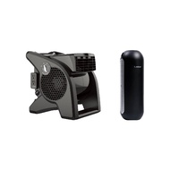 【Lasko】黑武士 渦輪循環風扇 U15617TW+車用空氣清淨機 第三代 HF-101