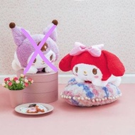 日本直送 Sanrio Characters三麗鷗 My Melody兔兔子美樂蒂🐰粉紅色蝴蝶結 紅色兔仔 🐰BIG趴趴地趴姿勢 睡覺姿勢 日版景品🧸大公仔可愛毛絨 大絨毛玩具