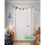 Goodoor MS006 Pintu Rumah Kayu Kulit Moulded Door 33 3/4 x 83 Inch Honeycomb | Pintu Bilik