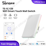 <EX SHOP> SONOFF TX T5 Smart Wall Switch WiFi Touch Light Switch RGB LED Light Indicator Multisensor