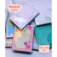 Memo Pad A7 Cute One-Sided B7/ (50 Sheets)