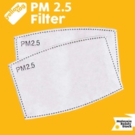 PM2.5 Mask Filter [2 pcs] Anti Dust Face Mask Filter Activated Carbon Mask Pads PM 2.5