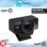 Elgato Facecam 4K Studio Webcam 4K 60 FPS | 90° Field of View | 1/1.8" Sony CMOS Sensor