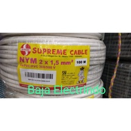 Single Power Cable Contents 2 NYM 2x1.5mm SUPREME 100m NYM 2x1.5mm SUPREME @100METER