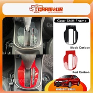Honda City GM6/FL 2014-2019 Gear Shift Frame Carbon Trim Cover Accessories
