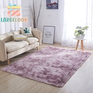 [largelookS] Shaggy Tie-dye Carpet Printed Plush Floor Fluffy Mats Area Rug Living Room Mats
 [new]