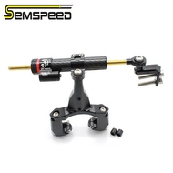 SEMSPEED รถจักรยานยนต์ CNC ทิศทาง Damper พวงมาลัยโช้คอัพ Stabilizer Mount สำหรับ CFMOTO 450SR 2022-2