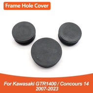 Motorcycle Accessories Frame Hole Cover Caps Plug Frame For Kawasaki GTR 1400 GTR1400 Concours 14 20