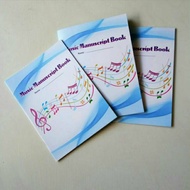>Five Line music notebook / stave line book / manuscript music book