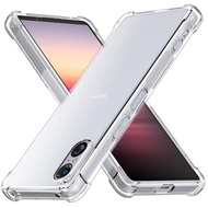 TPUโปร่งใสสําหรับSony Xperia 1 VI V 5 IV 10 III IIป้องกันกันกระแทกFundas Capa Coque