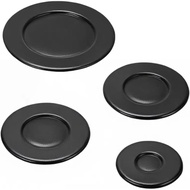 Set 4 keping penutup pembakar dapur gas untuk dapur SABAF (1 Besar, 2 Sederhana, 1 Kecil) (Cekung)