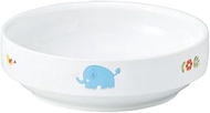 OGISO Children's Tableware, Baby Dish, Easy to Scoop, 6.7 inches (17 cm) Deep Plate, Dishwasher and