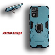 Xiaomi Redmi Note 10 4G 10S Poco M5s M2101K7BGI NY L M2101K7AI G Military Armor Design Full Protection Phone Case Magnetic Ring Heavy Duty Shockproof Cover Skin