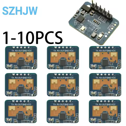 1-10PCS HLK-LD2410C 24GHz mmWave Radar Sensor Static & Moving Human Presence Detection Module