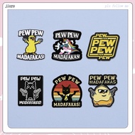 Pew Pew Madafakas Brooches Badge Funny Cat Pew Pew Enamel Pin Brooch Badge Backpack Decoration Jewel