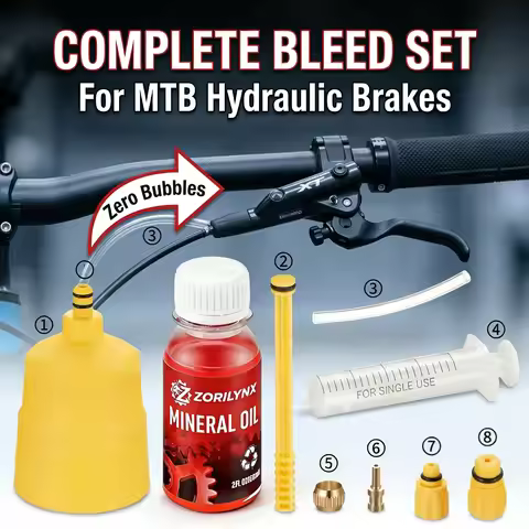 60ml Bicycle Mineral Oil Brake Fluid High Performance Hydraulic Disc Brake Oil for Shimano Magura Te