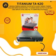Titanium TA-K20 Multimedia USB Karaoke Player with 32GB USB/ 12,000 songs | Mediacom Songbook