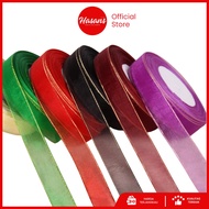[1 Slop] 3/ 8 Inch Organdi Ribbon 1 Cm Organdy Ribbon/ Colored Organdi Ribbon/ Organza Ribbon/ Color