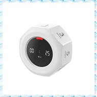 ( D I Q H )Multi-Hexagon Cube Timer 90-Minute Sensor Digital Timer with LED Screen 7 Set Time Manage