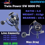 BIG PROMO  REEL SHIMANO TWIN POWER 8000 HG - PG
