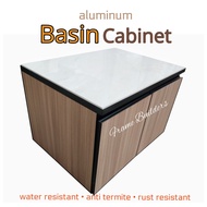 Basin Cabinet with Tabletop / Aluminum Basin Cabinet With Tabletop /Basin Cabinet / Wall mounted Basin Cabinet