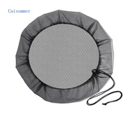 Caisummer Uningt Outdoor Bucket Insect Net Cover Water Tank Mesh Screen Protector Rain Barrel Filter Cover-Black/Diameter 80cm