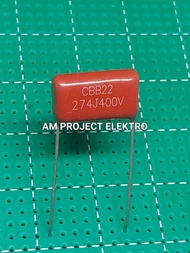 Kapasitor milar 270n 274j / 274k 274 400V / 630v