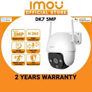 IMOU DK 7 5MP 3K QHD Two Way Talk Color Night Vision WiFi Outdoor Security CCTV Pan Tilt Camera DK7