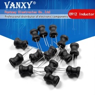 10pcs Unshielded Wirewound DIP power Inductor 0912 (9*12mm) 2.2uH 3.3uH 4.7uH 6.8uH 10uH 22uH 33uH 4