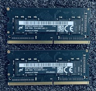 95%新 原裝 Micron PC4- 2400T 16Gb kit(8Gb x2) 2400MHz  SODIMM 記憶體 iMac  Mac Mini  Laptop 筆記本用 *NAS