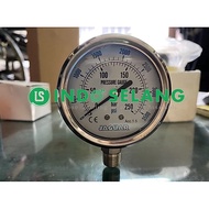 INDOHOSE - PRESSURE GAUGE JAGUAR AT25 50 / 100 / 150 / 250 / 350 / 500 BAR