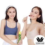 Wacoal New normal Bra อกสวยเป็นธรรมชาติ เลือกง่าย ใส่สบาย 1 เซ็ท 2 ชิ้น (สีเบจ/BEIGE สีน้ำเงิน/NAVY 