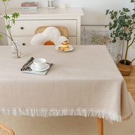 【HΛSE】ผ้าปูโต๊ะ ผ้าคลุมโต๊ะ🌸ผ้าปูโต๊ะกลาง ผ้าคลุมโต๊ะอาหาร ผ้าปูโต๊ะอาหาร สไตล์มินิมอล โต๊ะกลม โต๊ะสี่เหลี่ยม โต๊ะจีน🌸ผ้าปิคนิค