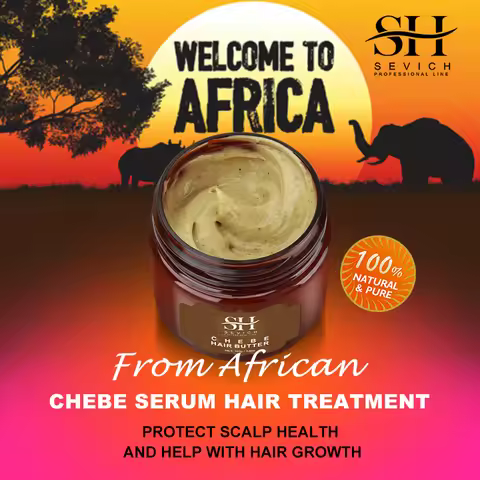 Sevich 100g Africa Traction Alopecia Chebe Hair Butter Moisturize & Protect Natural Hair Strong Hair