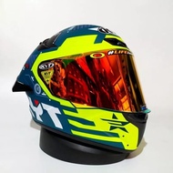 KYT TT COURSE FUSELAGE BLACK DOFF HELMET, HANDSOME PACKAGE