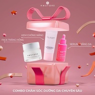 SPECIALIZED SKIN CARE COMBO SERUM + JUSSMY WHITE PINK LIGHTWEIGHT + HM STORE SUNSCREEN