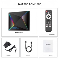 กล่องทีวี R69Plus Android14 Wifi6 เวอร์ชันทั่วโลก Allwinner H728 ชิป Octa-core Wifi6 1000M Lan Bluet