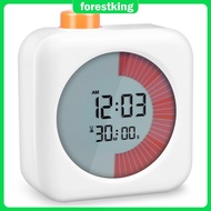 Digital Visual Timer for Kids Adults 60-Minute Visual Countdown Timer LCD Screen Timer Hour Clock Al