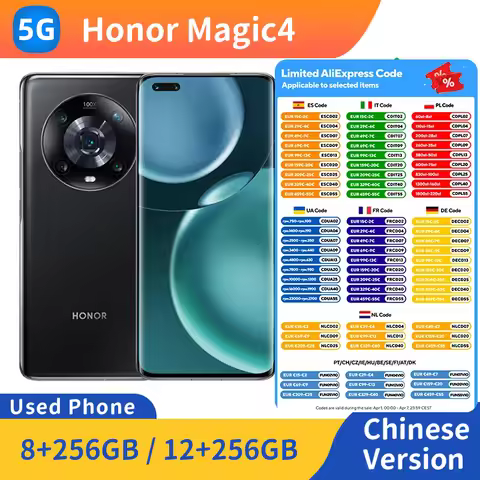 HONOR Magic 4 RAM 8GB/12GB ROM 256GB 6.81inches 430ppi 120Hz Screen 4800mAh 50MP Ultra wide angle le