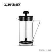 MHW-3BOMBER เตาumatic Coffee Press Glass French Filter Press Miniature Home Use Tea Strainer Cup Vin