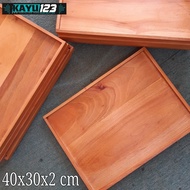 Wooden Tray 40x30x2 cm Full Wooden Tray (WTV-24)
