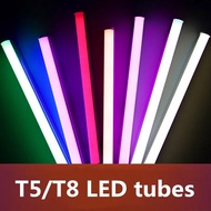 LED Tube T5 T8 Fluorescent Integrated Light 30CM 60CM 6W 10W Ampoule Cold White 110V 220V 240V