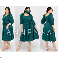 plus size dress for woman ANA MIDI PLUS SIZE neoprene formal gown dress wedding kasal debut ninang