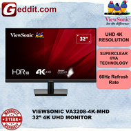 VIEWSONIC VA3208-4K-MHD 32" 4K UHD MONITOR WITH BUILT-IN SPEAKERS