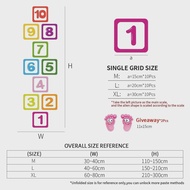 Number Lattice Wall Sticker Jumping House Game Floor Decals Footprint Hopscotch Stickers Kindergarte
