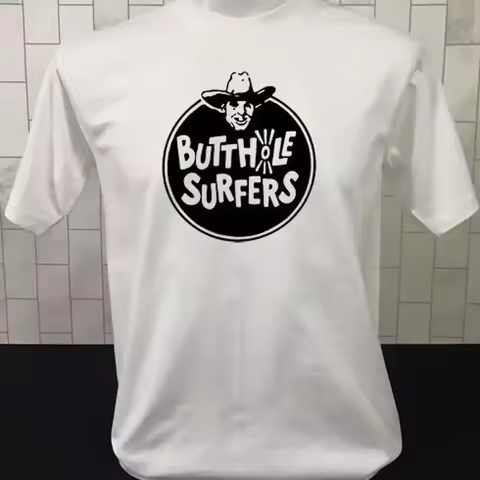 Butthole Surfers T Shirt Cowboy Logo Music Rock Fugazi Halt And Catch Fire GT216