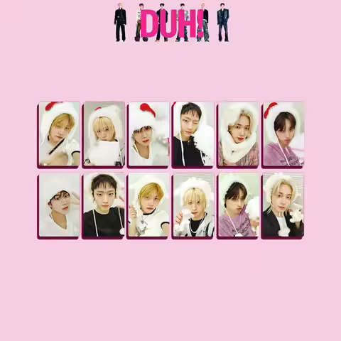 6/12Pcs/Set P1Harmony DUH Album AM FANSIGN Ver Selfie Cards SOUL INTAK JONGSEOB THEO Fashion Photoca